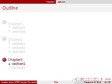 Chapter 3 section 1 Outline Chapter 1 section 2 Chapter 2 section 1 section