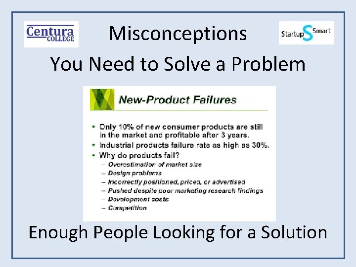 Misconceptions You Need to Solve a Problem Enough People Looking for a Solution 