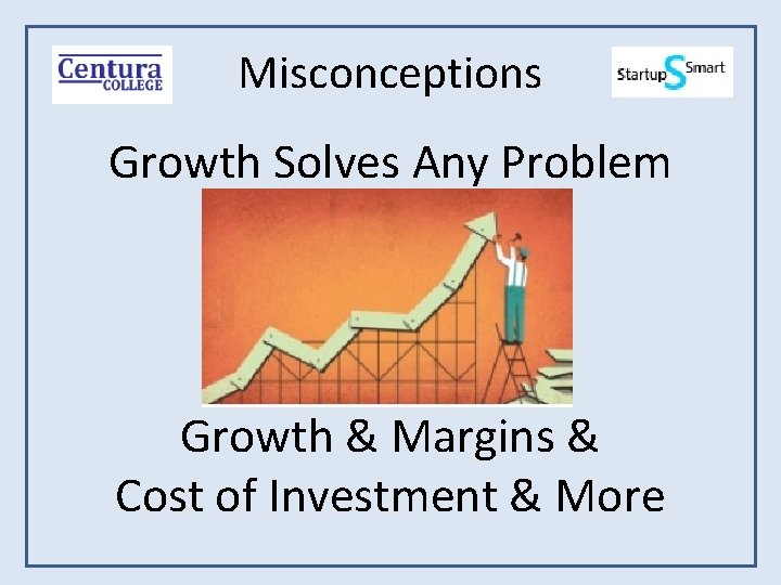 Misconceptions Growth Solves Any Problem Growth & Margins & Cost of Investment & More