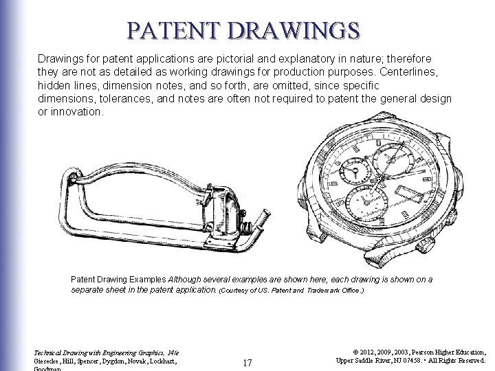 PATENT DRAWINGS Drawings for patent applications are pictorial and explanatory in nature; therefore they