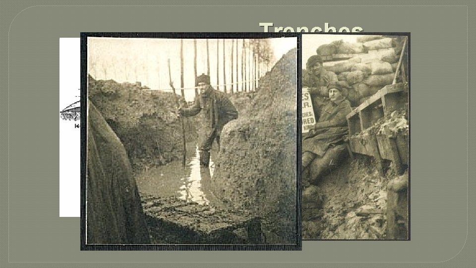 Trenches (cont’d) w How a Trench was supposed to look � How a Trench