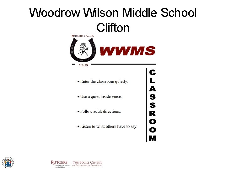 Woodrow Wilson Middle School Clifton 