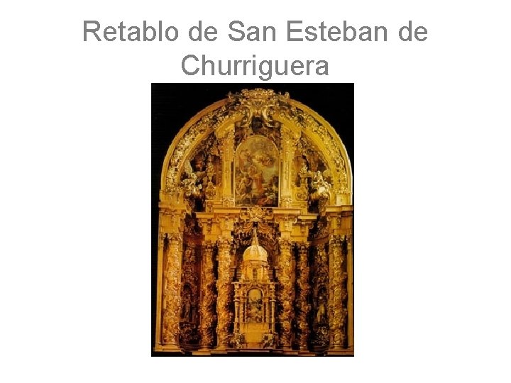 Retablo de San Esteban de Churriguera 