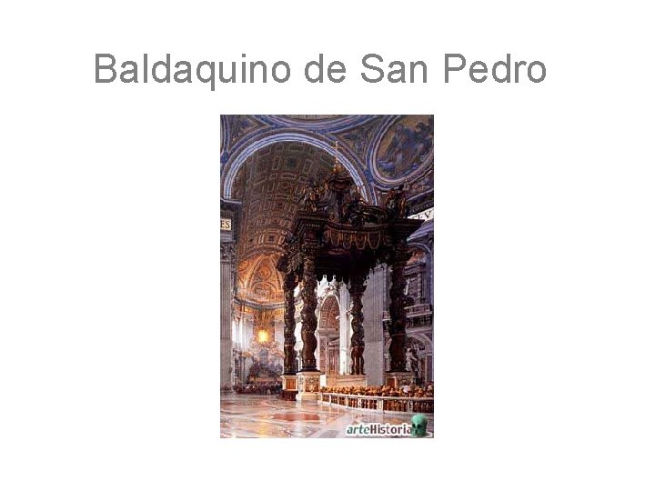 Baldaquino de San Pedro 