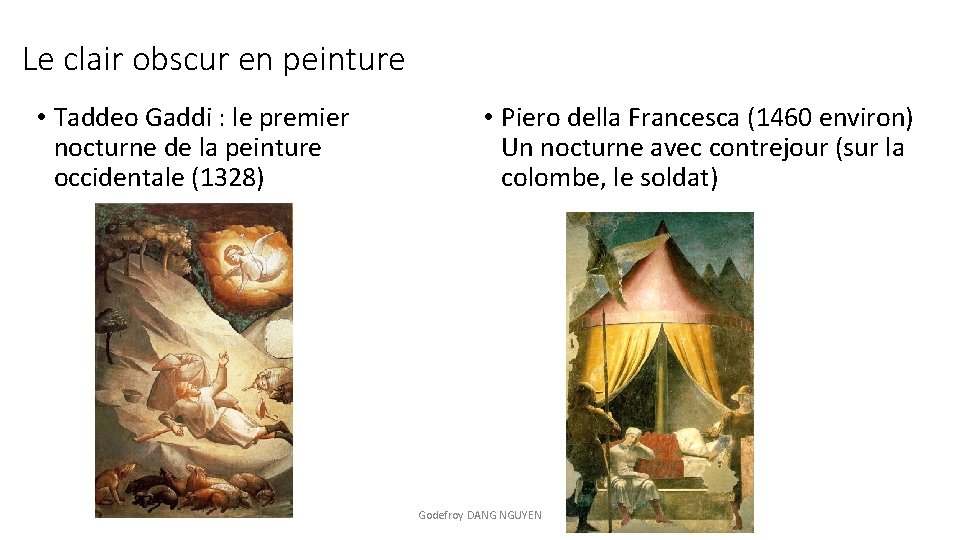 Le clair obscur en peinture • Taddeo Gaddi : le premier nocturne de la