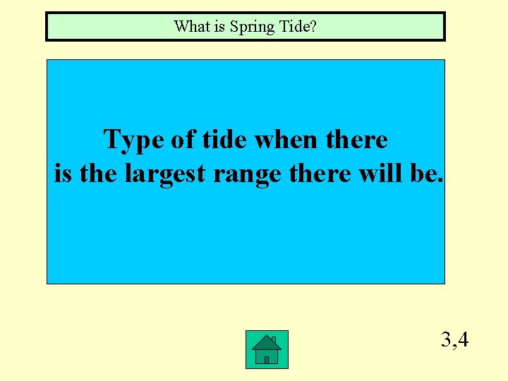 What is Spring Tide? Type of tide when there is the largest range there