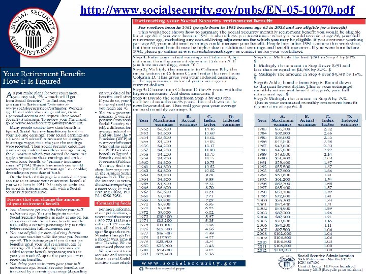 http: //www. socialsecurity. gov/pubs/EN-05 -10070. pdf 