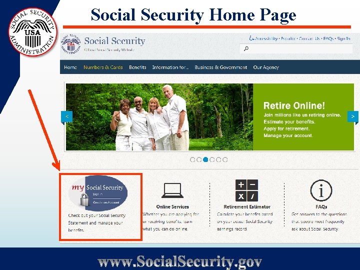 Social Security Home Page 