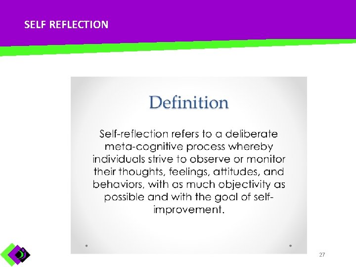 TEAM BUILDING – How to improve your SELF REFLECTION teamwork skills 27 