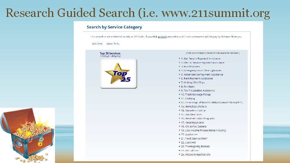 Research Guided Search (i. e. www. 211 summit. org 