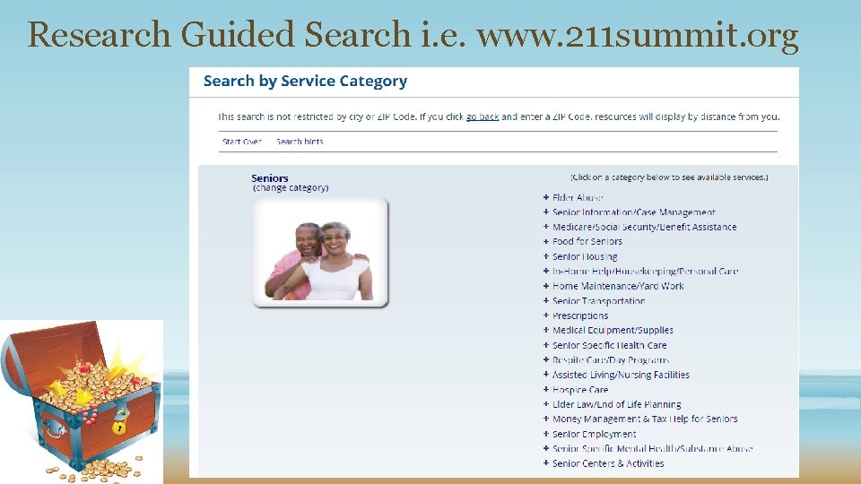 Research Guided Search i. e. www. 211 summit. org 