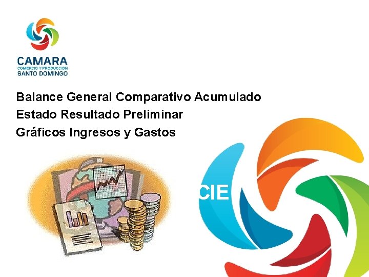 Balance General Comparativo Acumulado Estado Resultado Preliminar Gráficos Ingresos y Gastos INFORME FINANCIE 