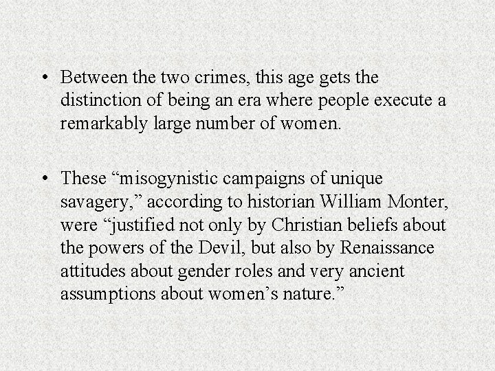  • Between the two crimes, this age gets the distinction of being an
