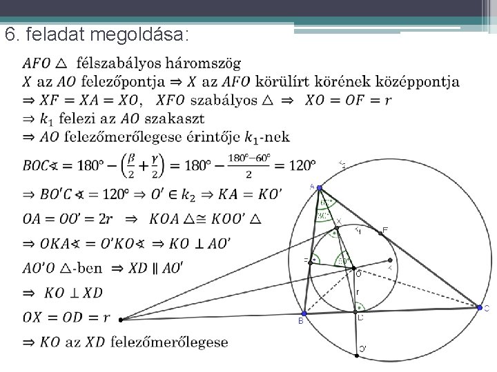 6. feladat megoldása: 