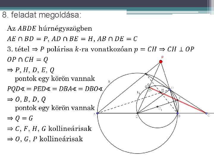 8. feladat megoldása: 