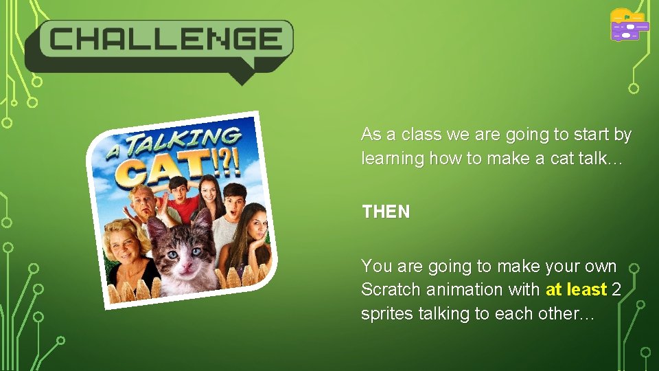 As a class we are going to start by learning how to make a As a class we are going to start by learning how to make a