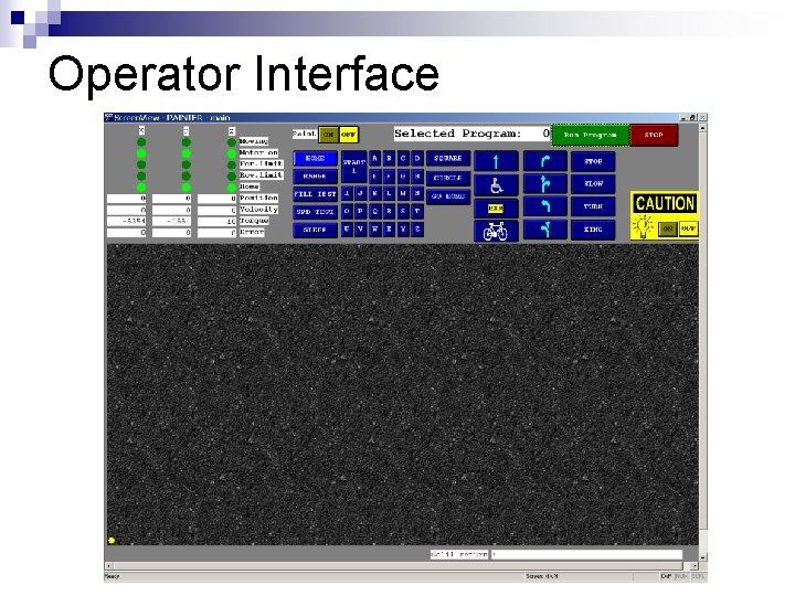Operator Interface 