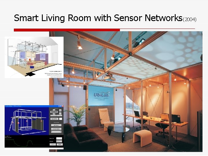 Smart Living Room with Sensor Networks(2004) © H. Tokuda 2006 