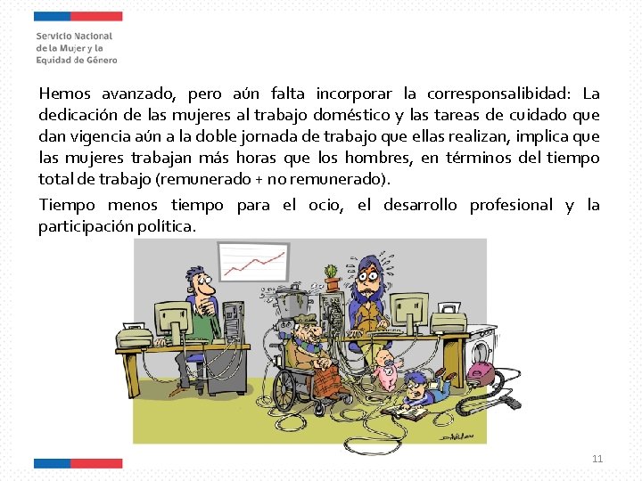 Hemos avanzado, pero aún falta incorporar la corresponsalibidad: La dedicación de las mujeres al