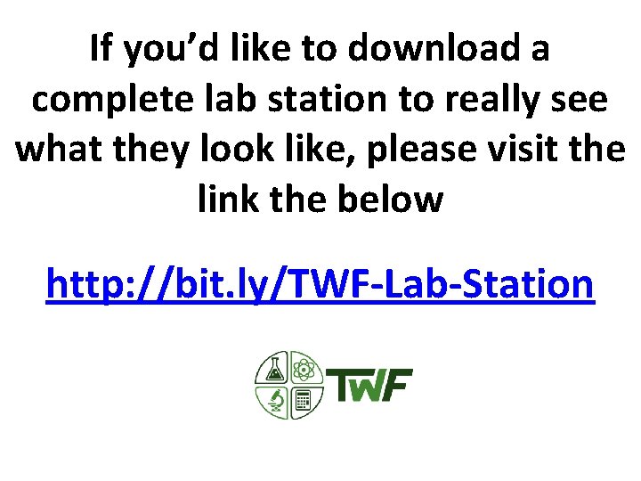 If you’d like to download a complete lab station to really see what they If you’d like to download a complete lab station to really see what they