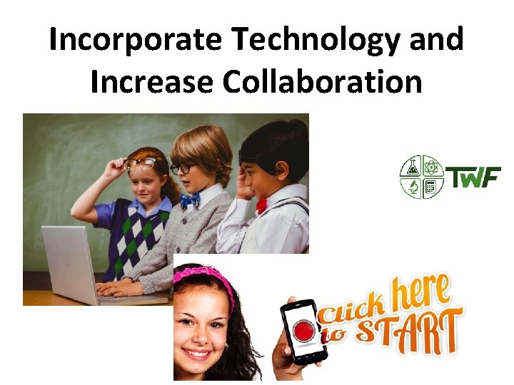 Incorporate Technology and Increase Collaboration Incorporate Technology and Increase Collaboration