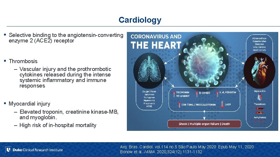 Cardiology § Selective binding to the angiotensin-converting enzyme 2 (ACE 2) receptor § Thrombosis