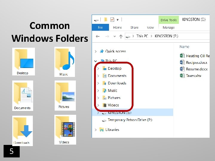 Common Windows Folders 5 Common Windows Folders 5
