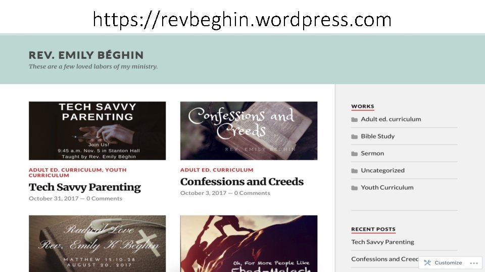 https: //revbeghin. wordpress. com 