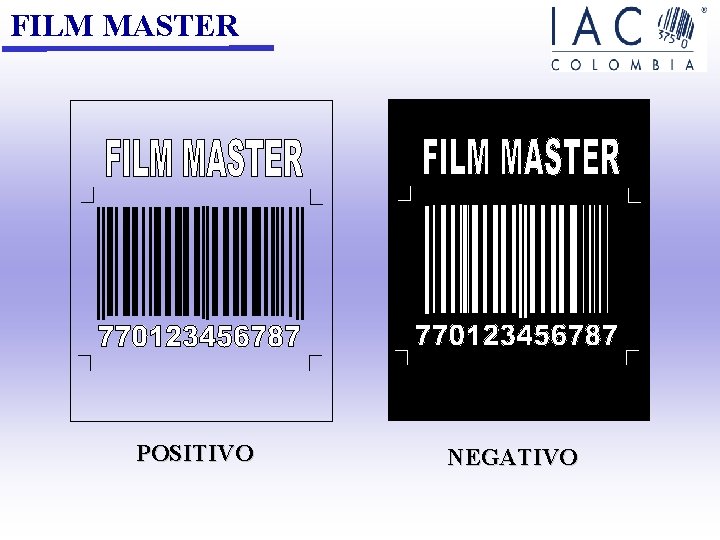 FILM MASTER POSITIVO NEGATIVO FILM MASTER POSITIVO NEGATIVO