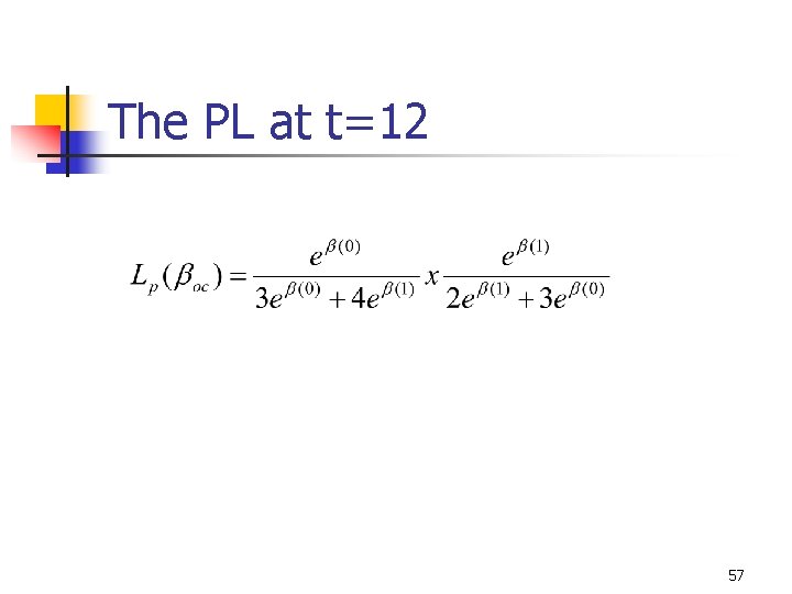 The PL at t=12 57 The PL at t=12 57