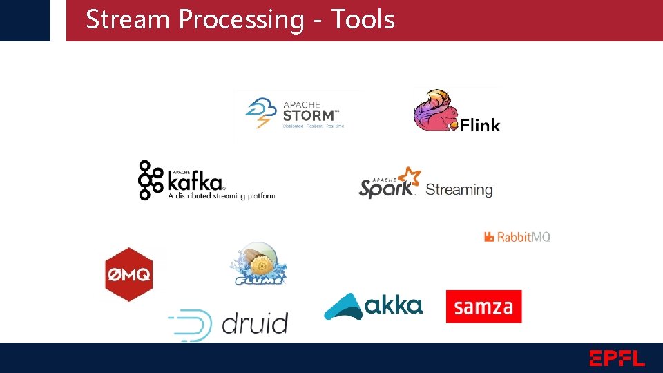 Stream Processing - Tools 