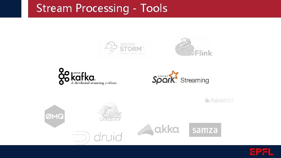 Stream Processing - Tools 