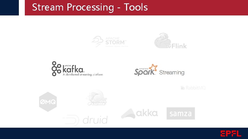 Stream Processing - Tools 
