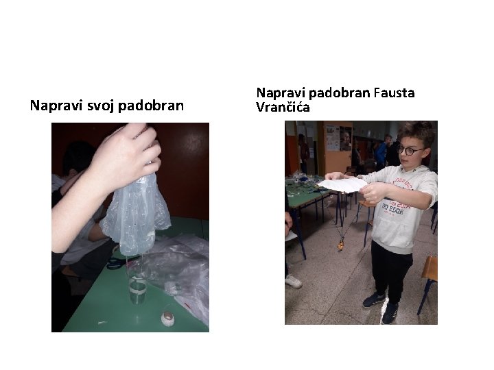 Napravi svoj padobran Napravi padobran Fausta Vrančića 