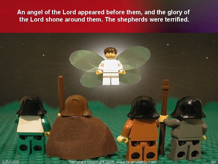 An angel of the Lord appeared before them, and the glory of the Lord