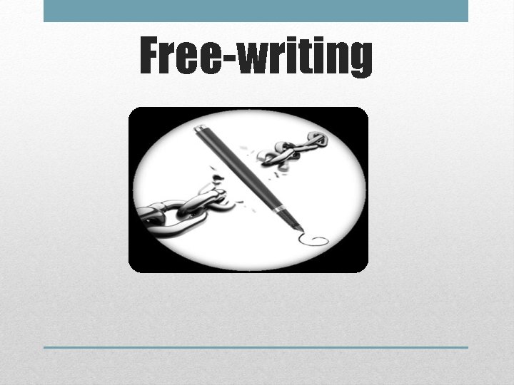 Free-writing 