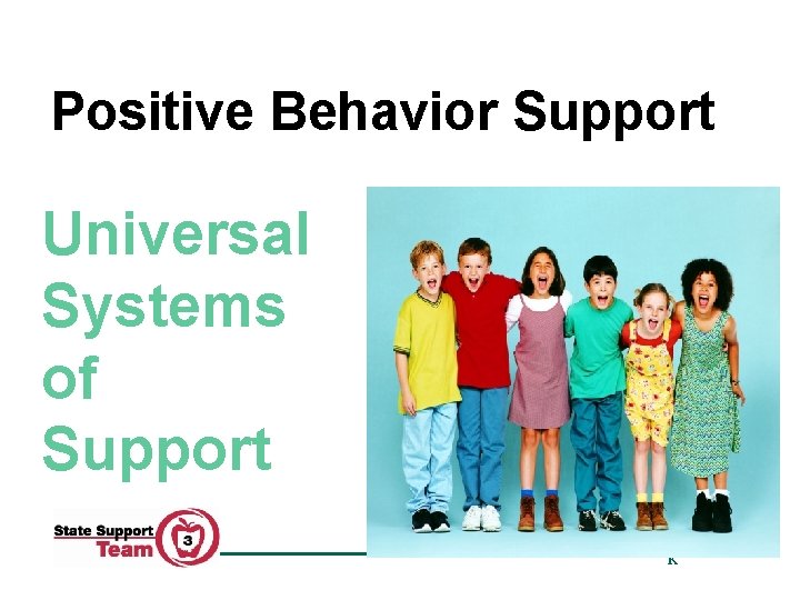 Positive Behavior Support Universal Systems of Support Ohio PBIS Networ k 