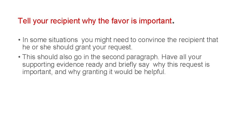 FYBSc ENGLISH TOPIC 6 LETTERS OF REQUEST What