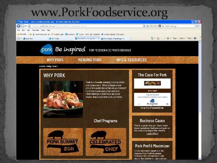 www. Pork. Foodservice. org 