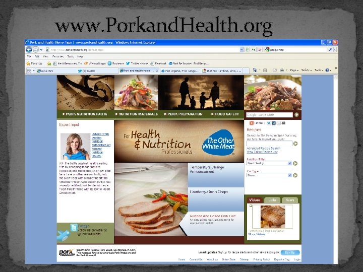 www. Porkand. Health. org 