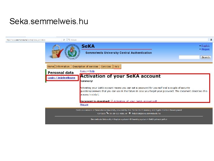 Seka. semmelweis. hu 
