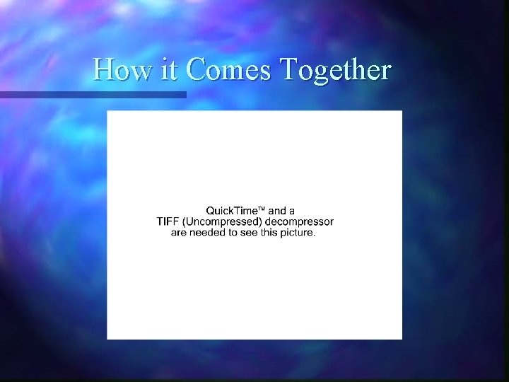 How it Comes Together 