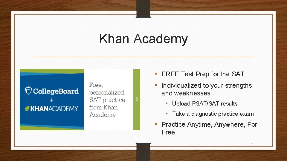 Khan Academy • FREE Test Prep for the SAT • Individualized to your strengths
