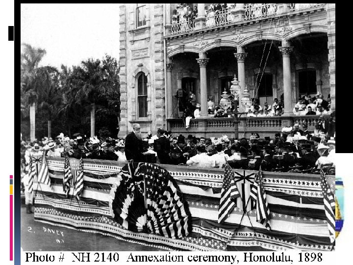 How did America become Involved in Imperialism? , The Hawaiian Queen is removed from