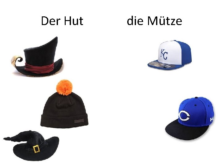 Der Hut die Mütze 