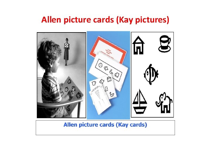 Allen picture cards (Kay pictures) 
