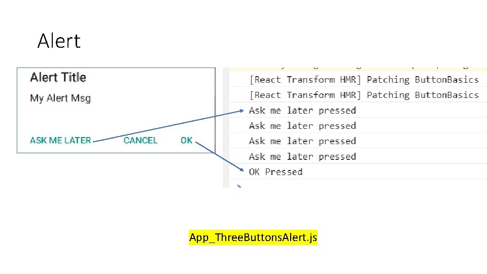 Alert App_Three. Buttons. Alert. js Alert App_Three. Buttons. Alert. js