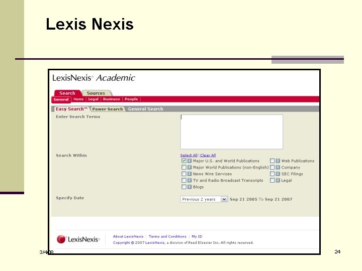 Lexis Nexis 3/4/08 24 