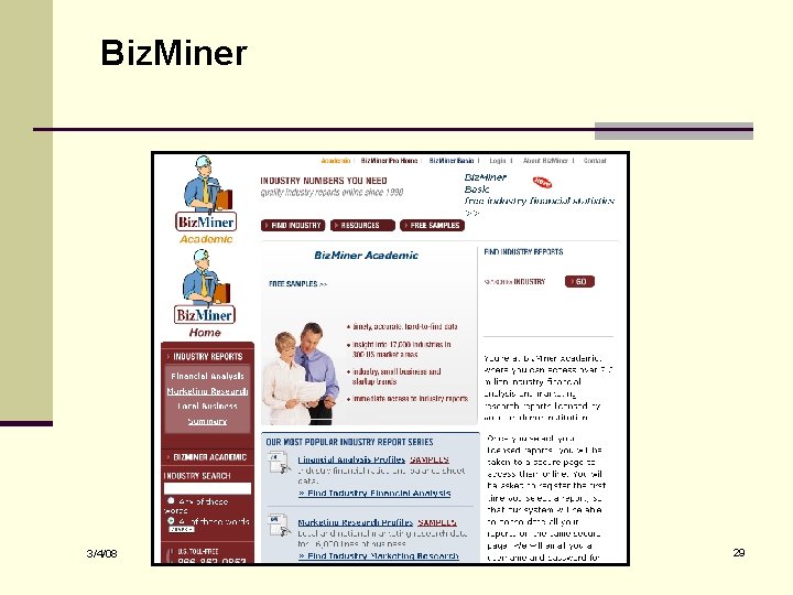 Biz. Miner 3/4/08 29 