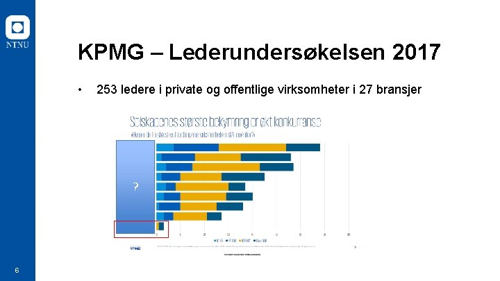 KPMG – Lederundersøkelsen 2017 • 253 ledere i private og offentlige virksomheter i 27